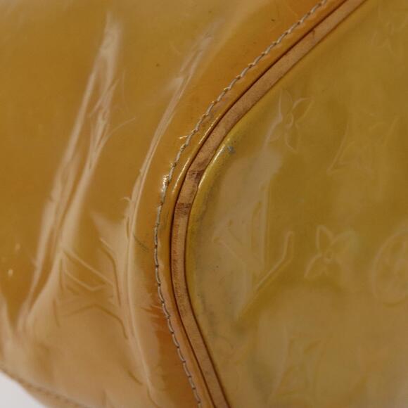 LOUIS VUITTON Monogram Vernis Houston Hand Bag Beige M91004 - Picture 16 of 16